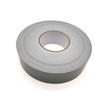 High Bond Residue Free Silver Cloth Fiber Single Sided Tape For Edge Sealing